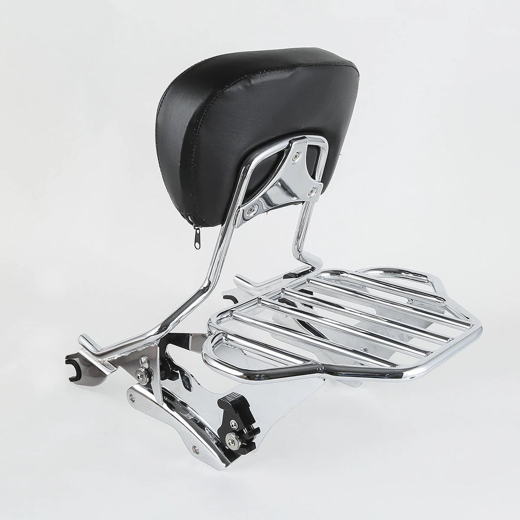 Sissy Bar Luggage Rack Backrest & Docking Hardware for Harley Touring (2014–2023)