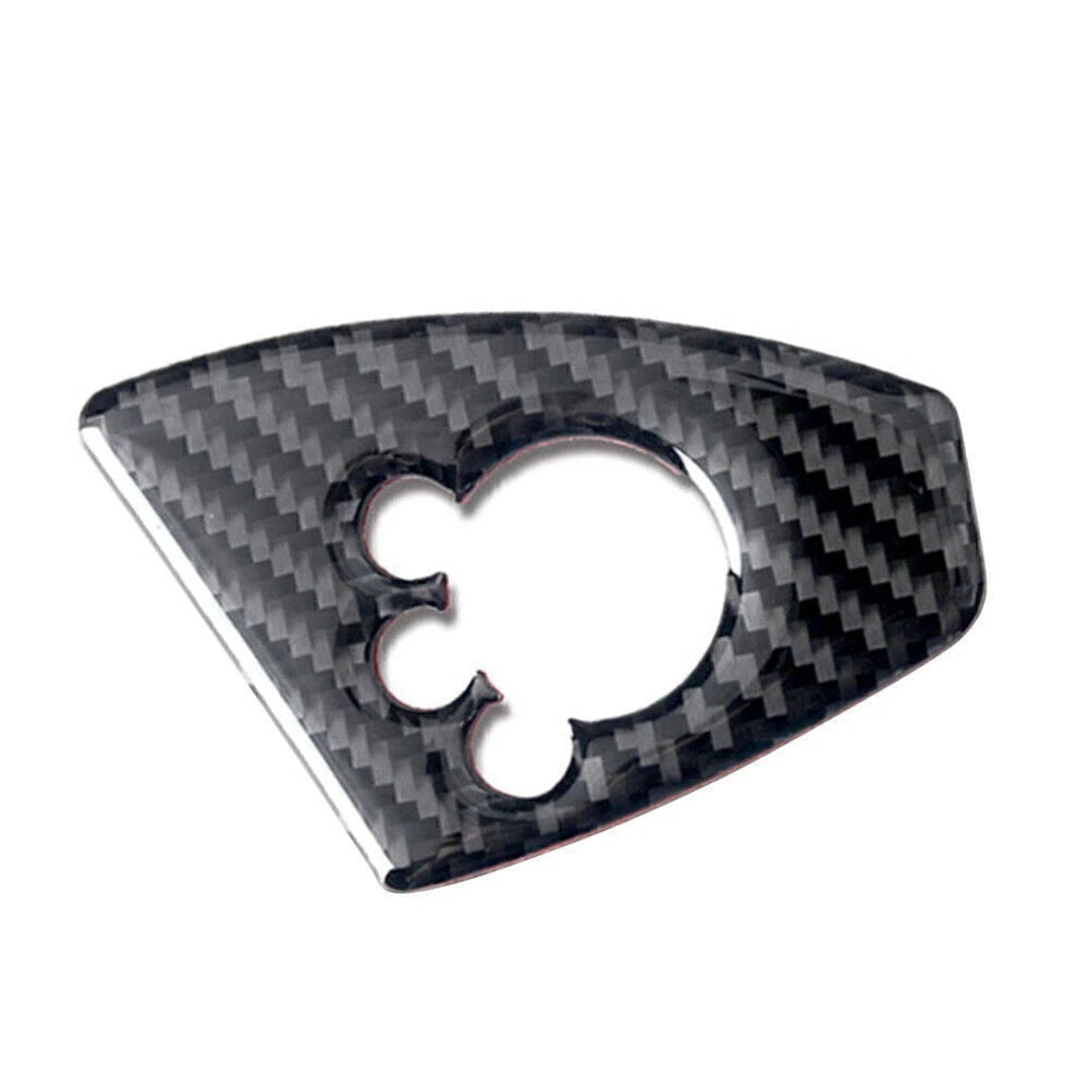 Carbon Fiber Interior Door Lock Button Cover Trim for Audi TT TTRS (2008–2014)