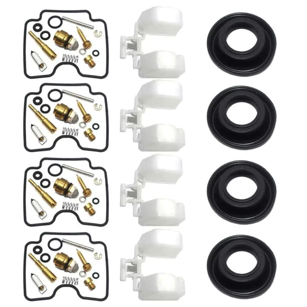 4X Carburetor Repair Kit Diaphragm Float for Suzuki GSX600F (1998–2006)