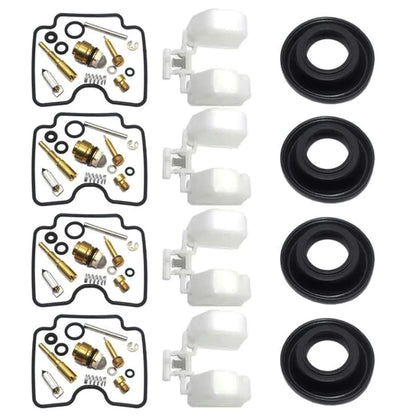4X Carburetor Repair Kit Diaphragm Float for Suzuki GSX600F (1998–2006)