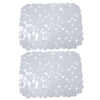 Customizable PVC Sink Mats with Pebble Texture for Kitchen Use