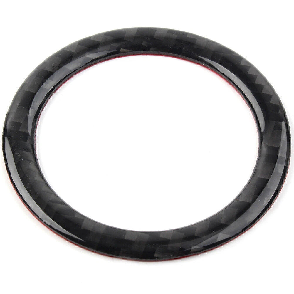 Carbon Fiber Start Button Ignition Switch Ring Trim for Subaru Forester (2013–2018)