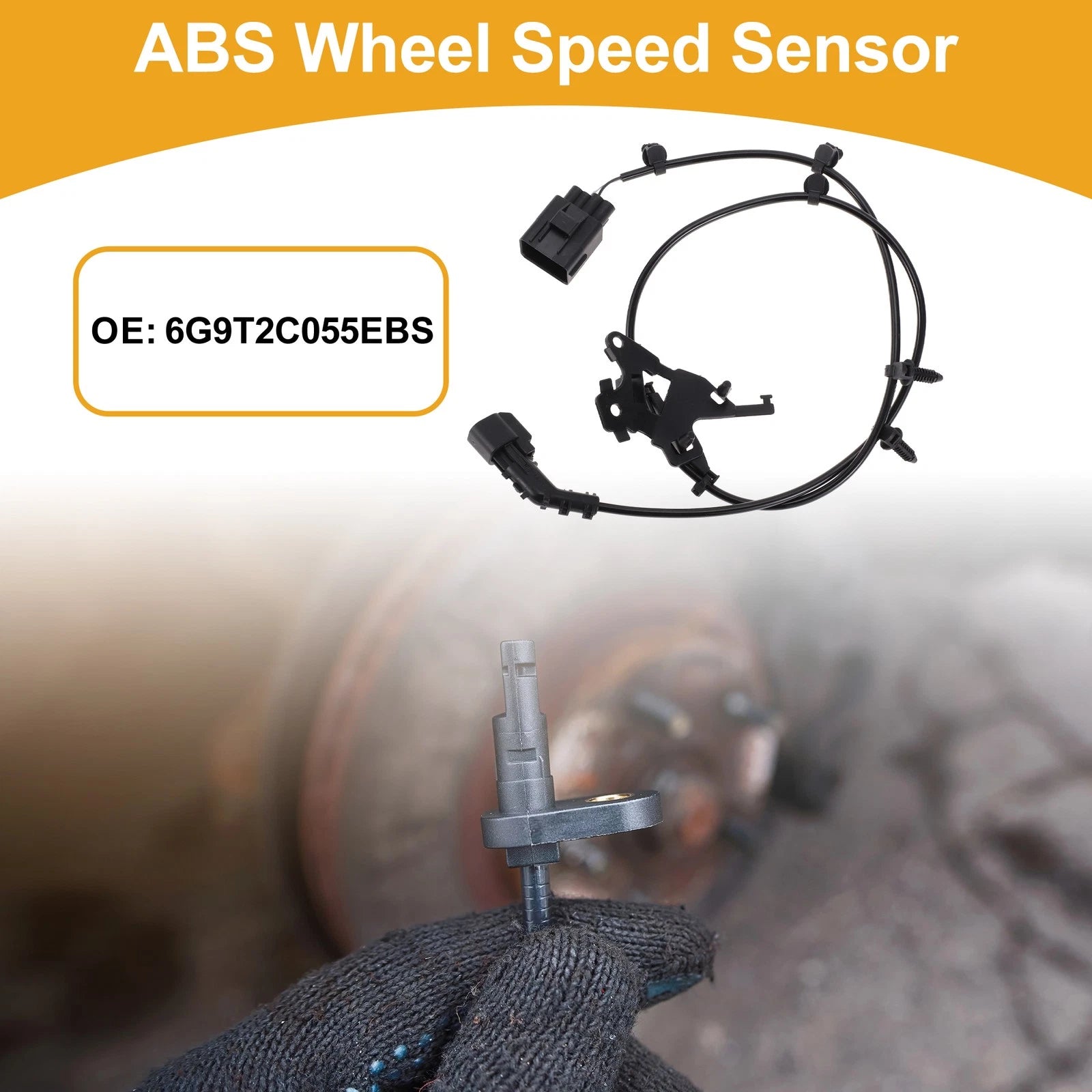 ABS Wheel Speed Sensor for Ford Focus (2000–2011) No. 6G9T2C055EB S