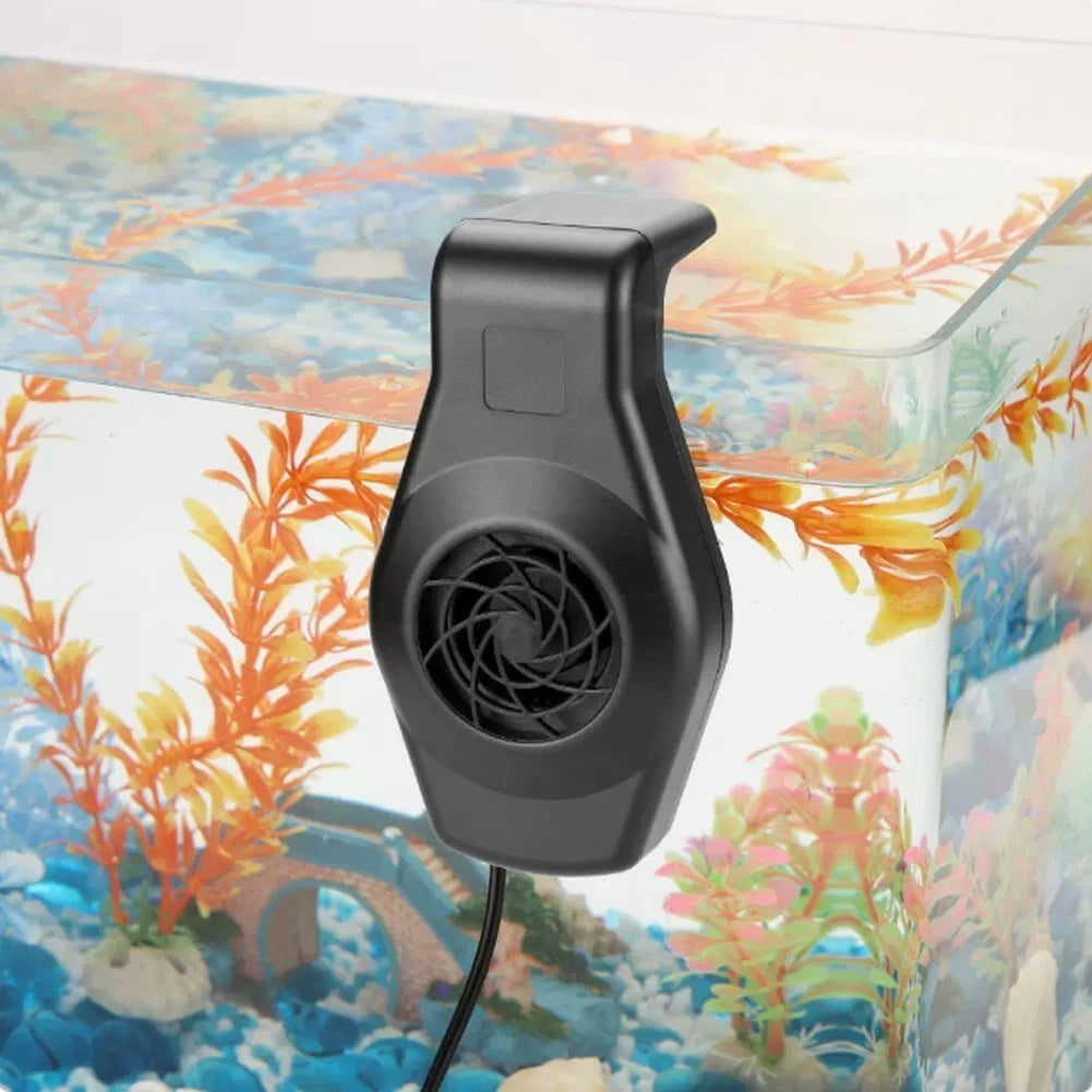 USB aquarium fan with 2-speed adjustment for small tanks