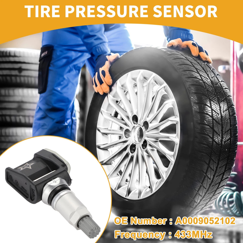 Tire Pressure Sensor Replacement for Mercedes-Benz CLS450 (2019–2023) 433MHz