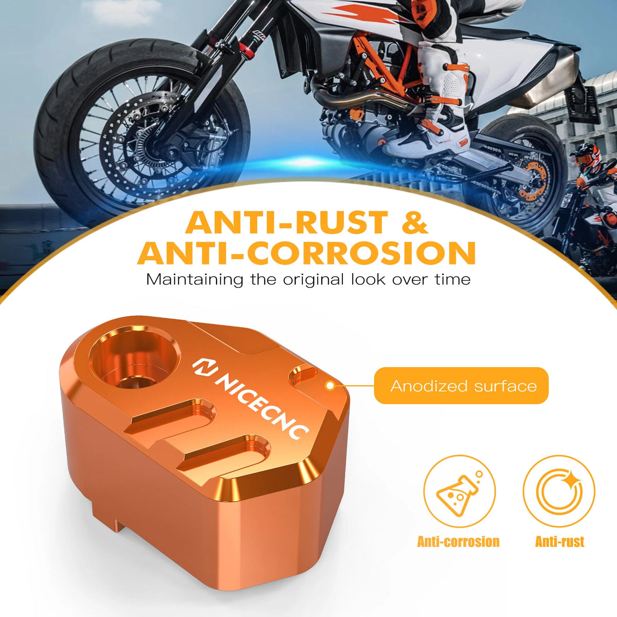 Rear ABS Cable Guard Protector for KTM 690 SMC R / Enduro R (2012–2023)