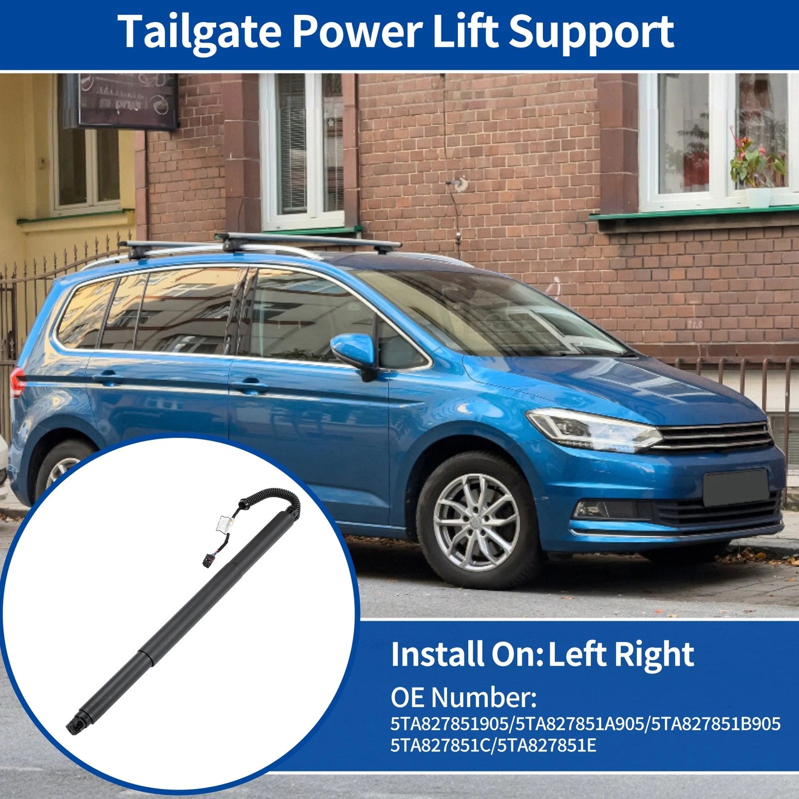 Tailgate Power Lift Support Replacement for Volkswagen Touran L (2015–2021)
