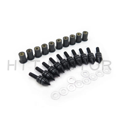 10X Windscreen Windshield Bolts Screw Kit for Honda Suzuki Yamaha Kawasaki
