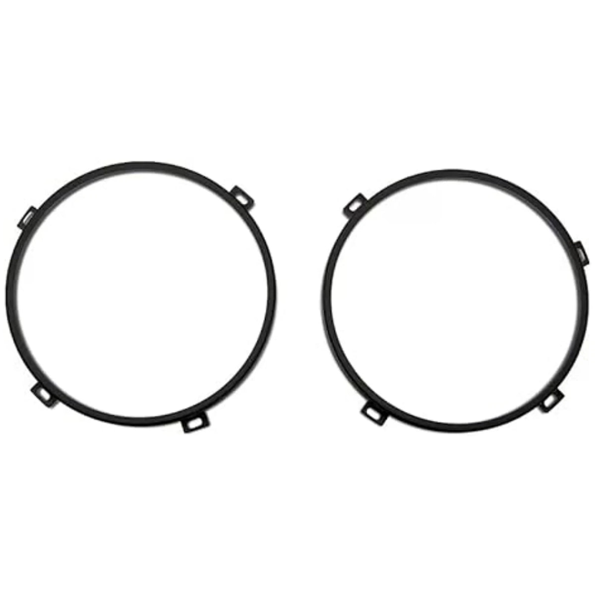 2X Round Headlight Mount Bracket Rings for Jeep Wrangler JK (2007–2017)