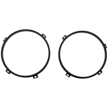 2X Round Headlight Mount Bracket Rings for Jeep Wrangler JK (2007–2017)