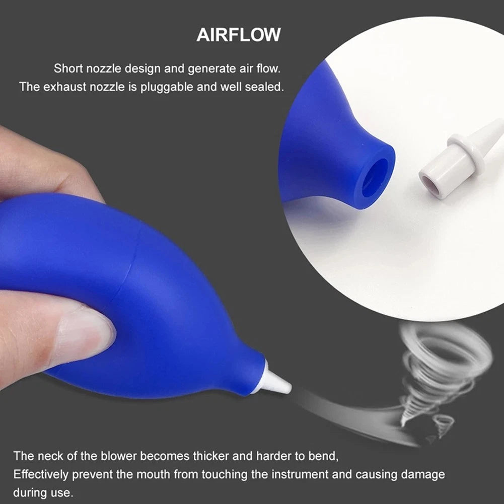 Air Dust Blower Cleaner Tool for Computers (Flexible PVC + Plastic)