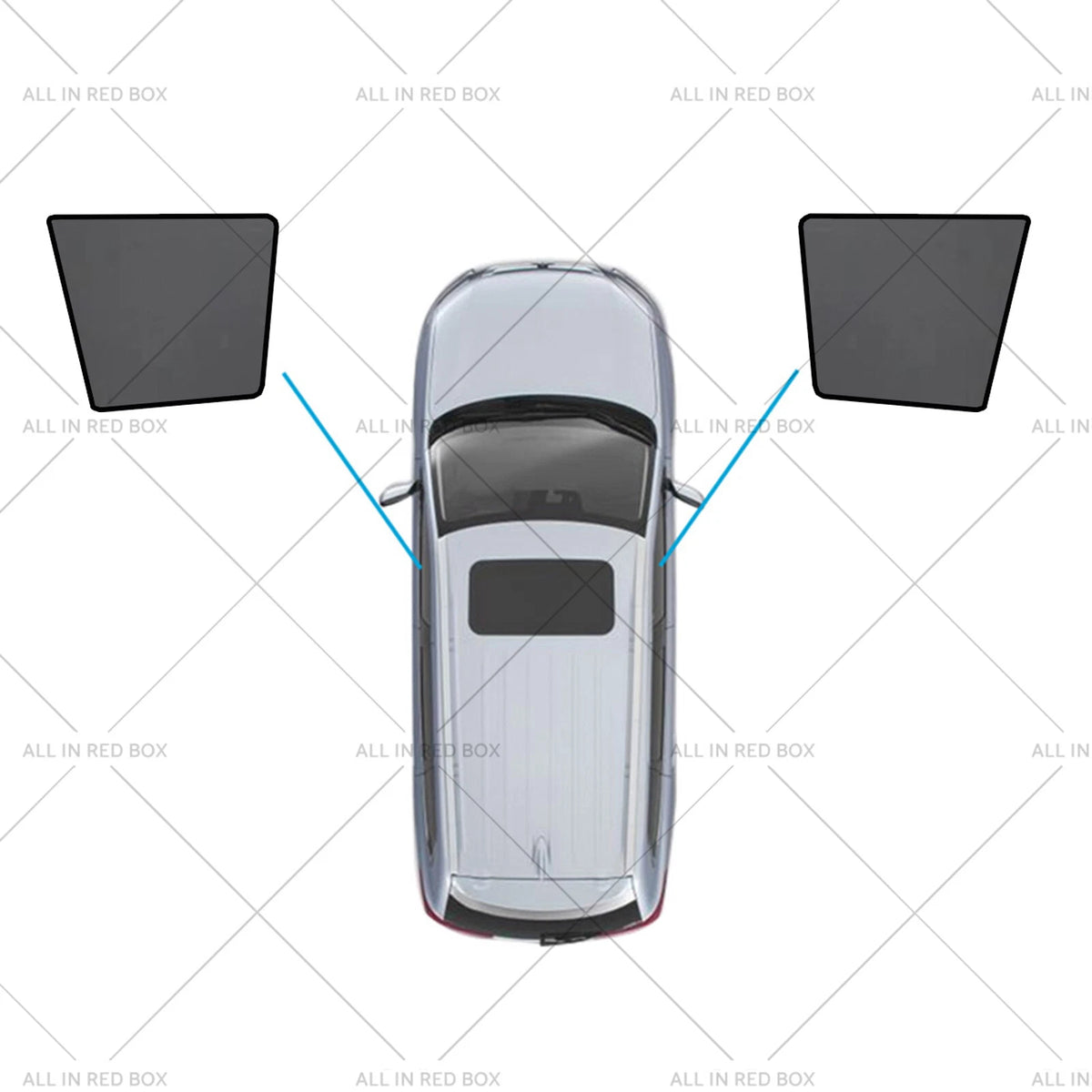 UV Blocking Magnetic Window Shades for Mitsubishi Pajero (2006–2022)