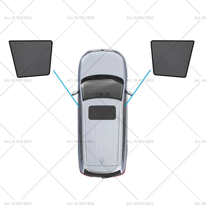 UV Blocking Magnetic Window Shades for Mitsubishi Pajero (2006–2022)