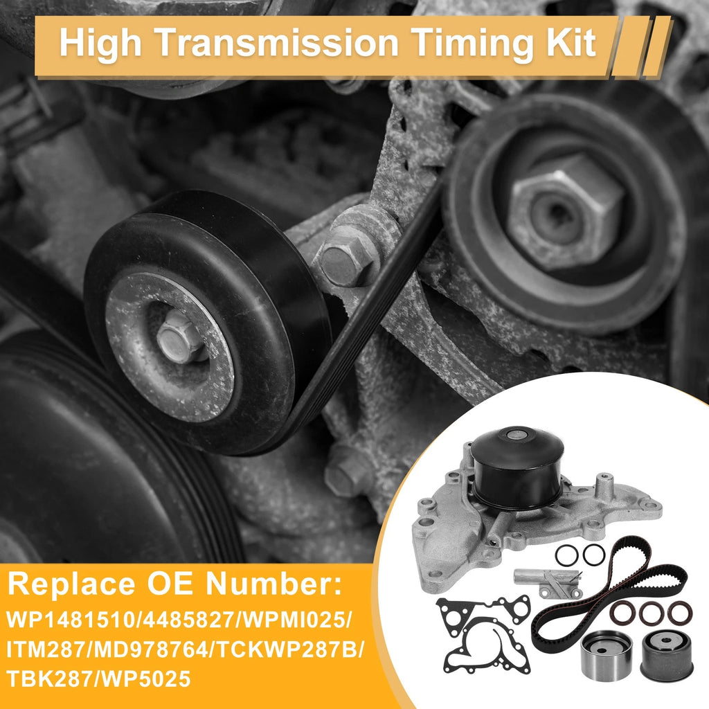 Timing Belt and Water Pump Kit Replacement for Mitsubishi Eclipse GT (2000–2005)