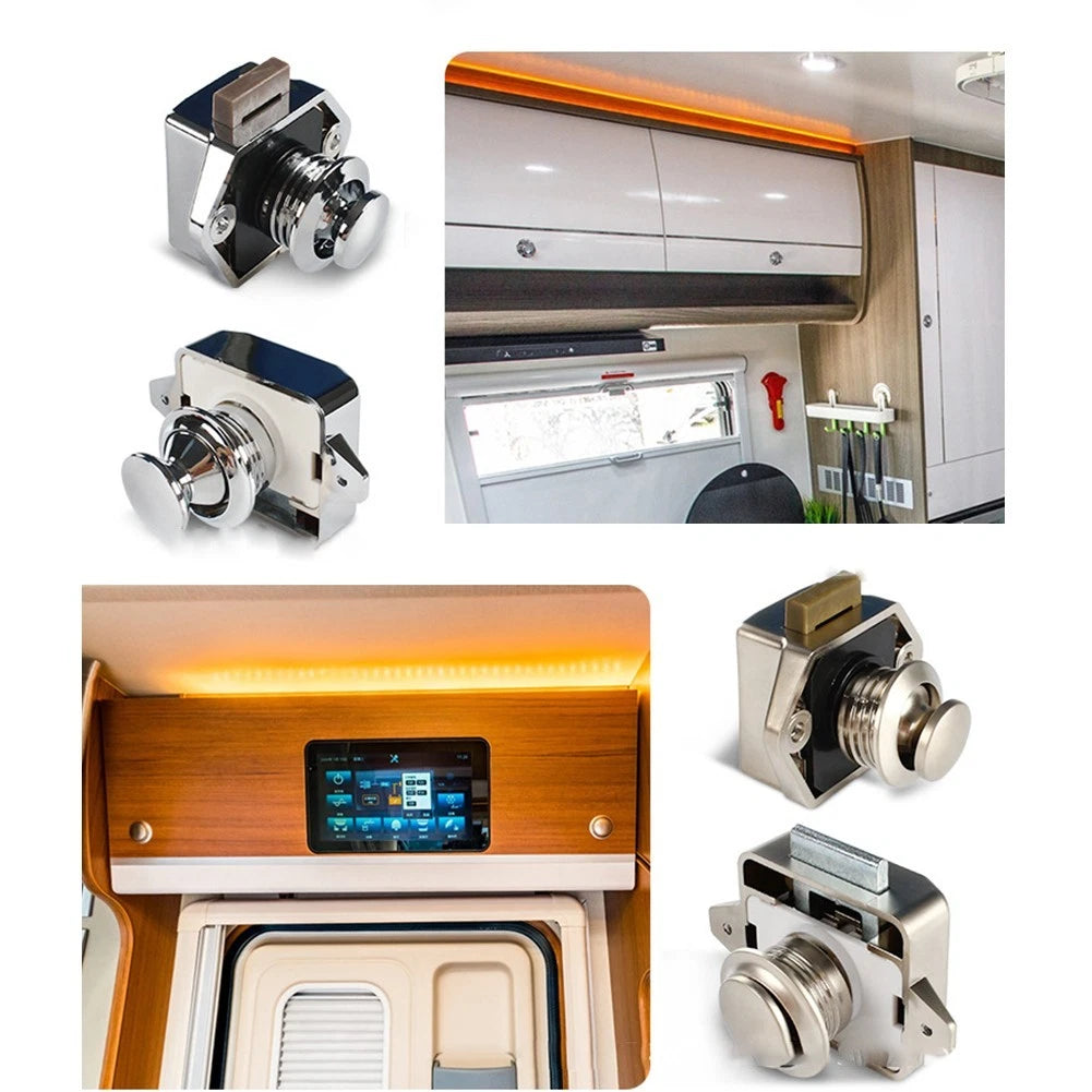 Multi Purpose Push Lock for RVs Caravans Boats