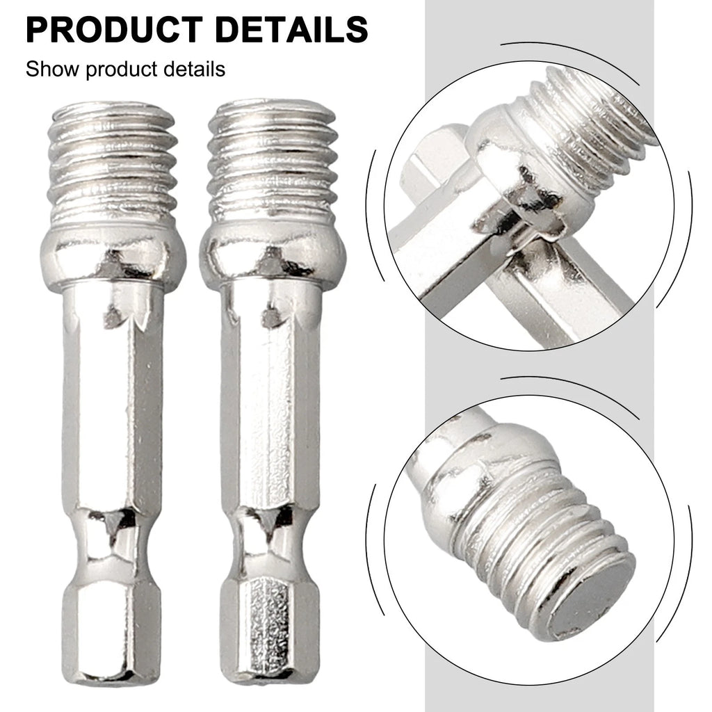 Connecting Rod Adapter Hexagon M10 for Drill Chuck