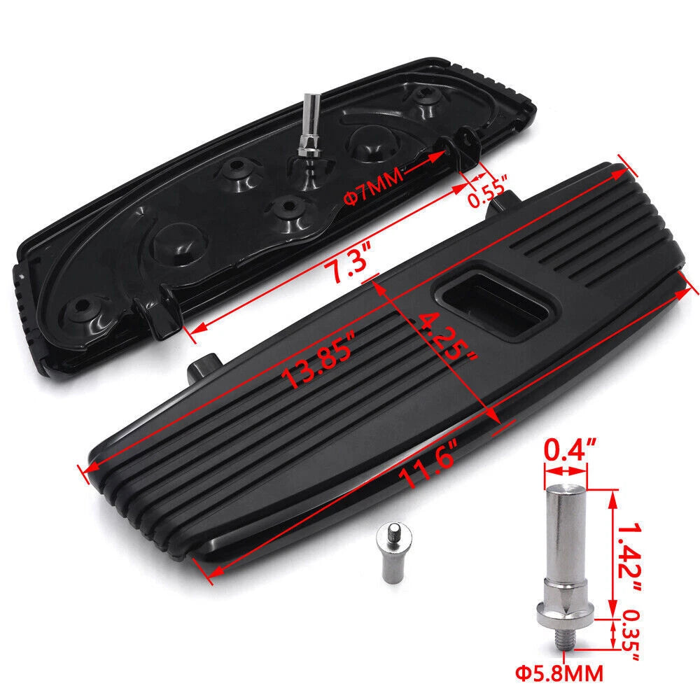 Front Extended Floorboard for Harley Softail Touring Trike (1986–2017)