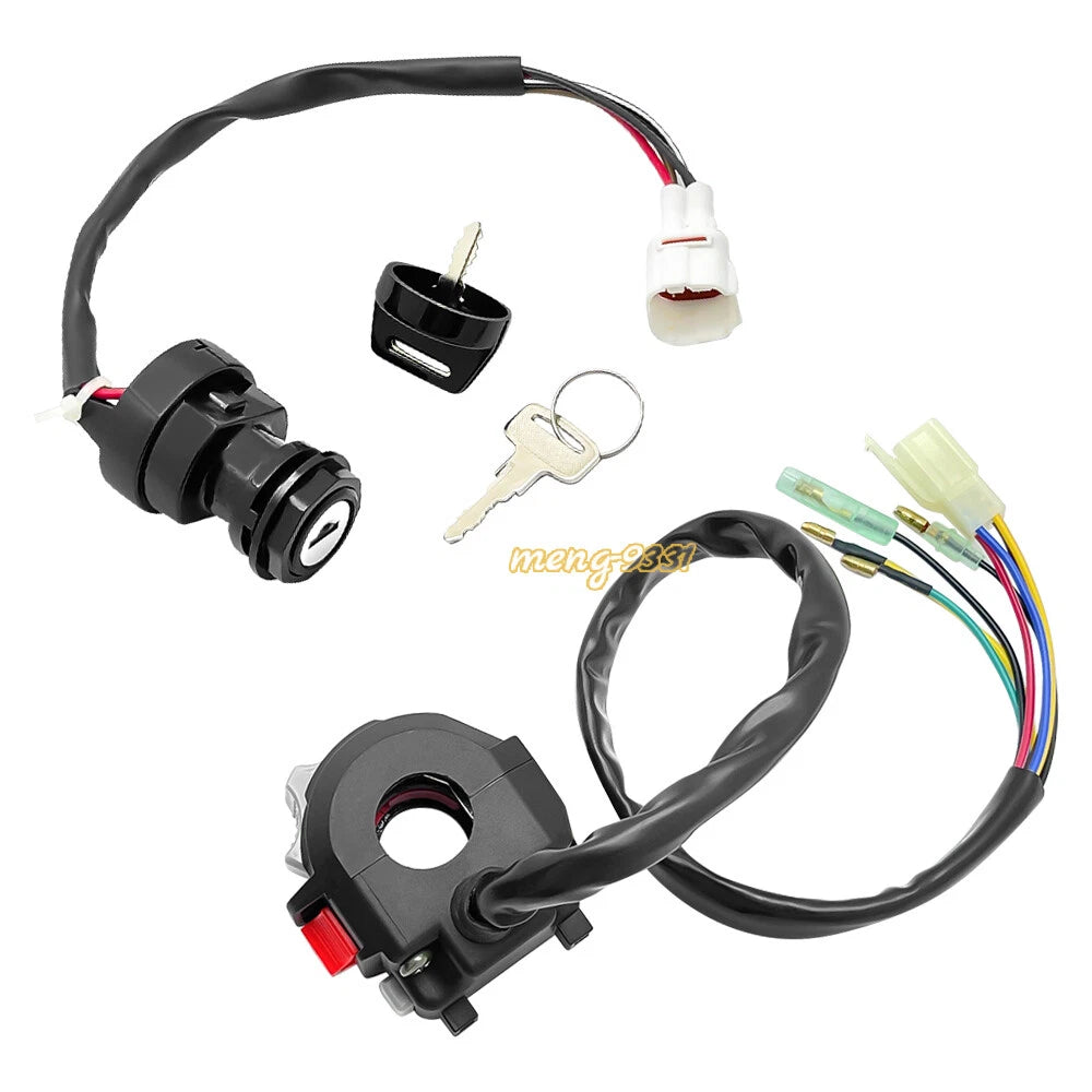 Start Stop Switch & Ignition Key Switch for Yamaha Bear Tracker Timberwolf 250 (1999–2006)