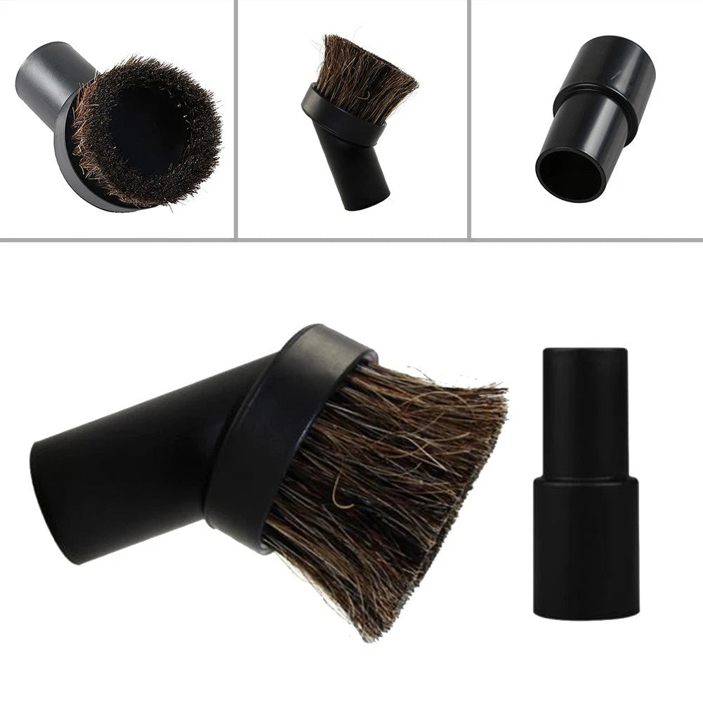 Round Cleaning Brushes for Horse Hair Dusting (Rotatable)