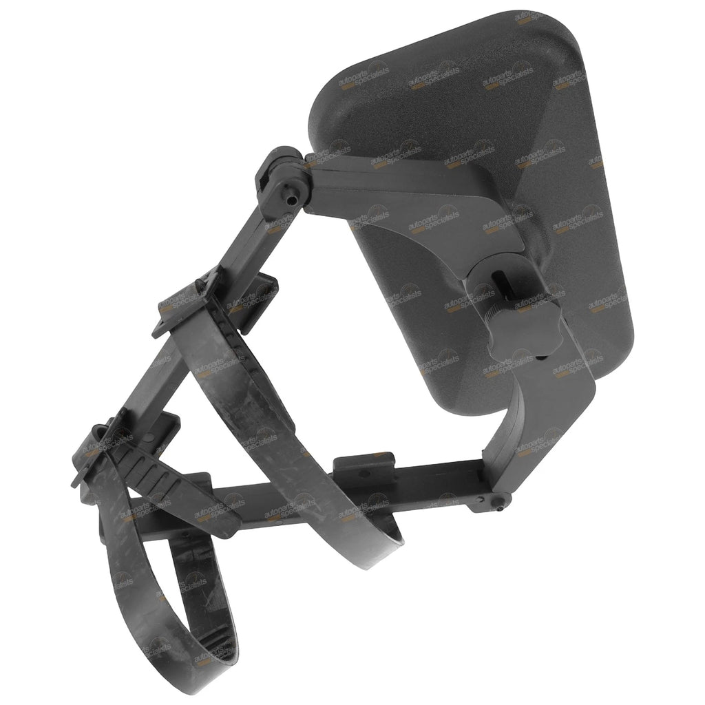 Towing Mirror for Caravan Trailer (Adjustable, Clip On, Double Head Lens)