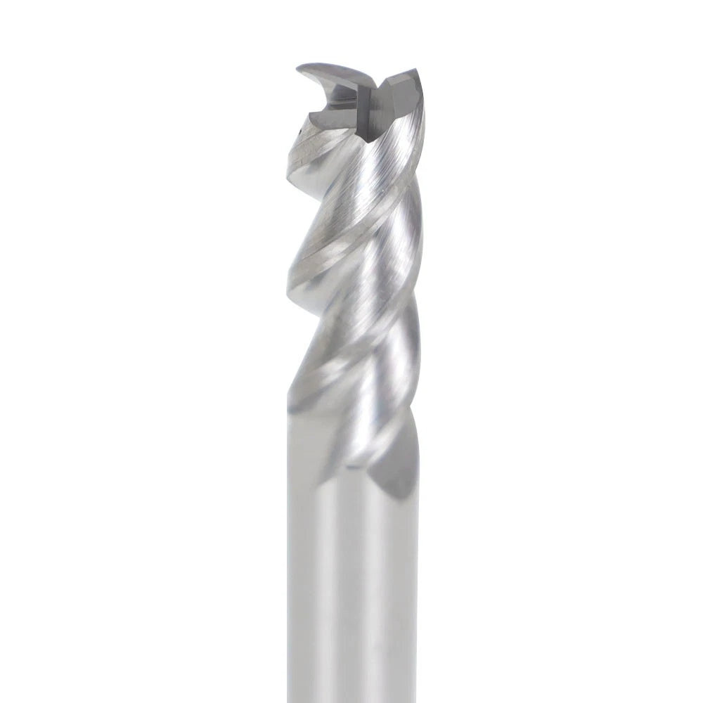 3X 3/16" 3 Flute Carbide End Mill for Aluminum (3 Pack)