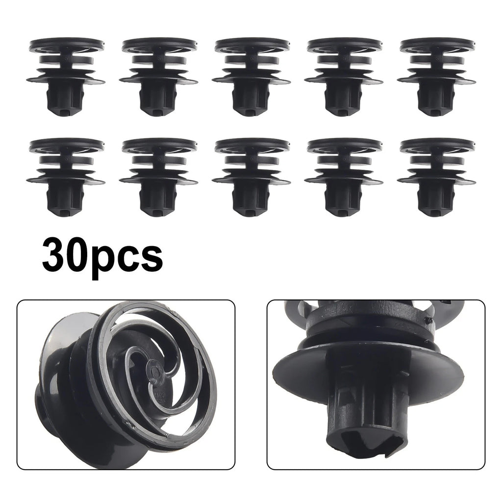 30pcs Flexible Fit Door Panel Clips Retainer Rivets for VW Golf, Passat B5