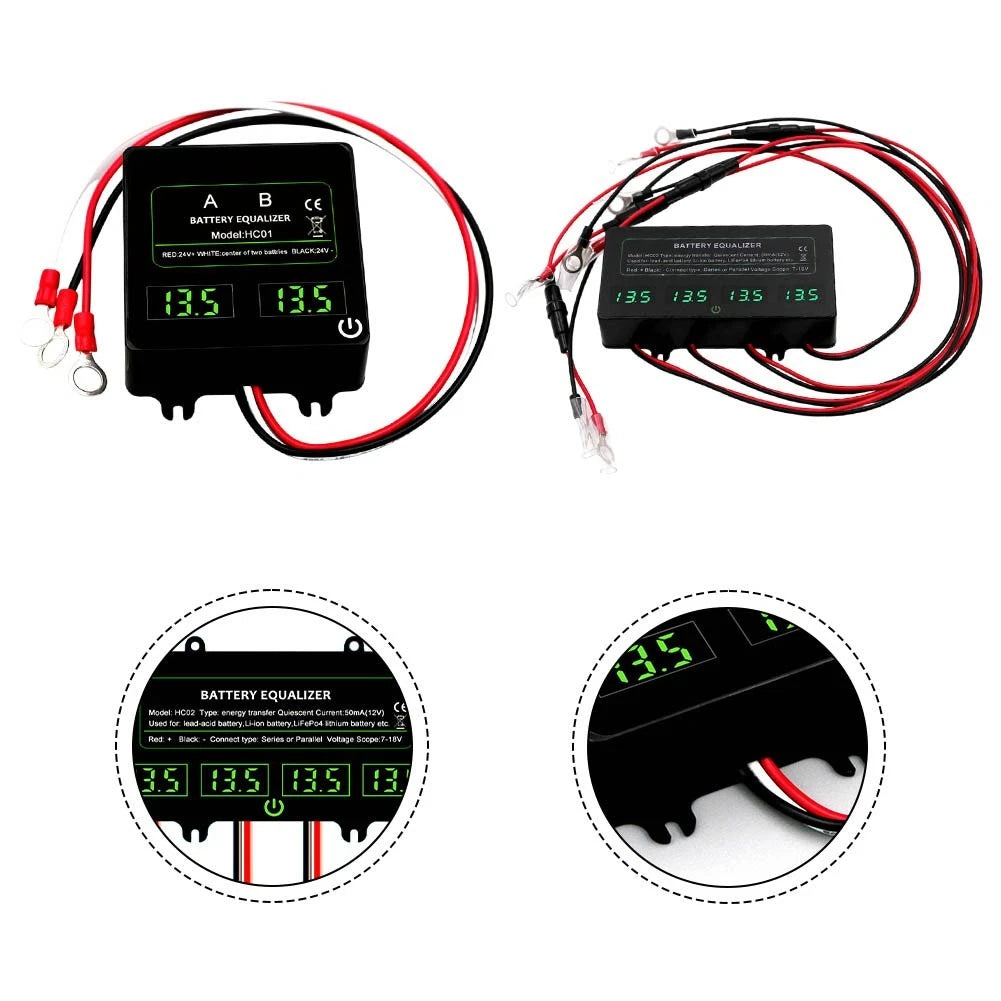 24V 48V Battery Balancer with Touch Technology HC01 HC02