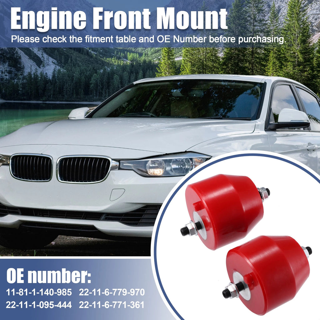 Front Engine Motor Mount Replacement Set for BMW E36 (1992–1999)