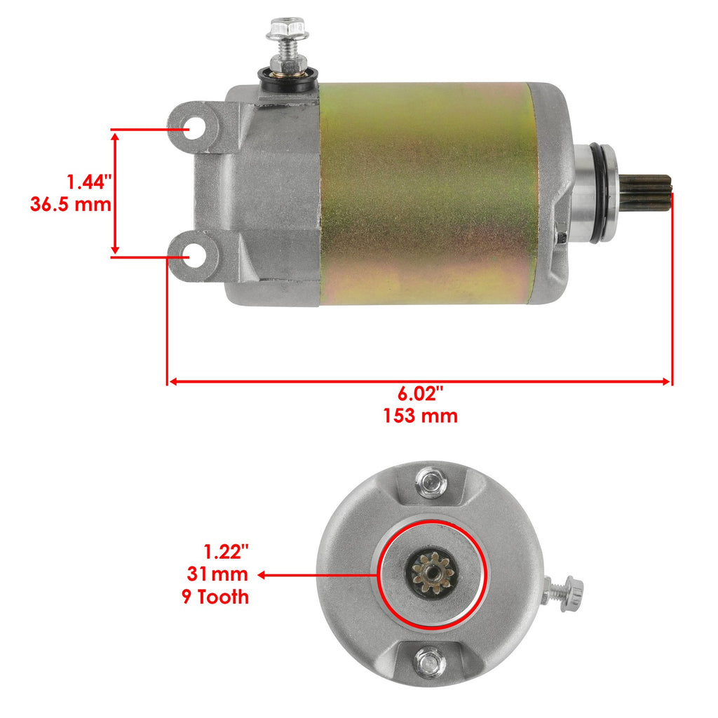 Caltric Starter Motor Replacement for Honda Scooter (2008–2019)