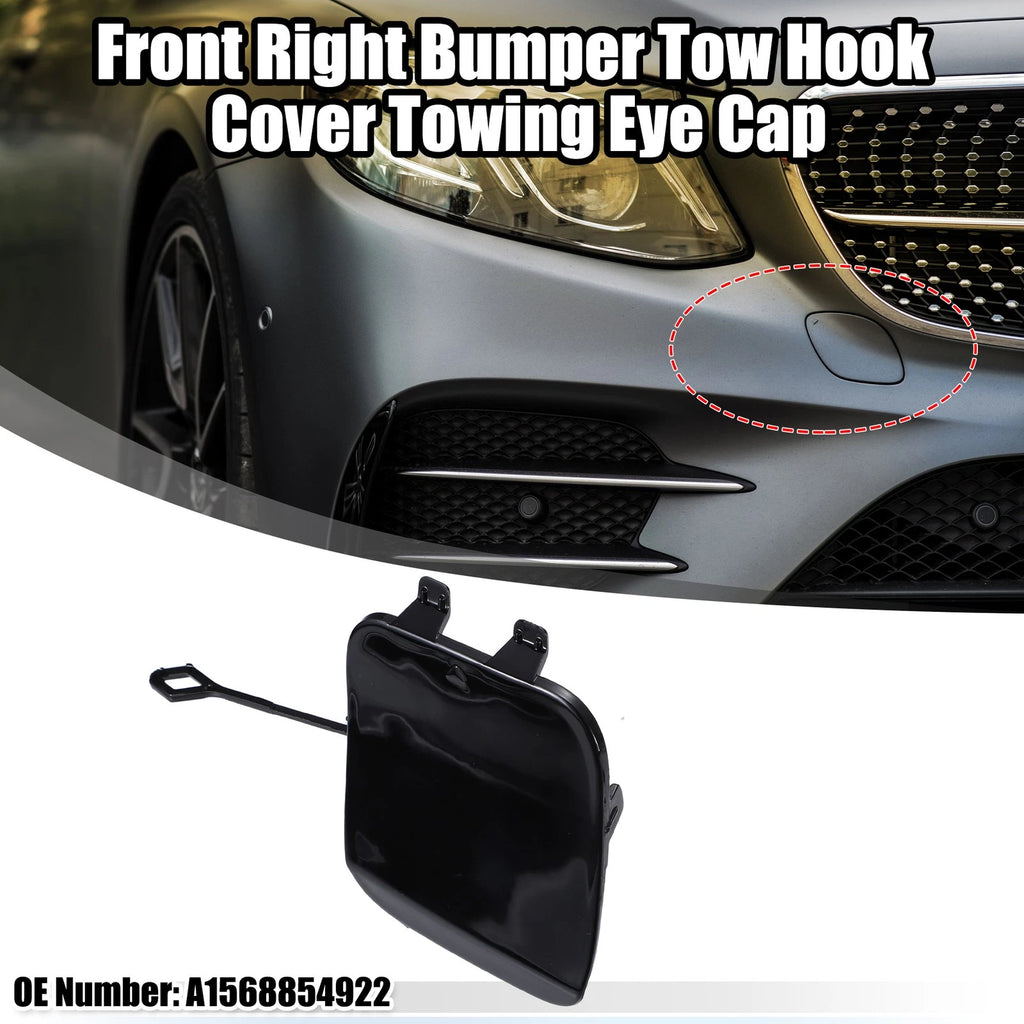 Front Right Tow Eye Hook Cover Replacement for Mercedes GLA45 AMG (2015–2017)