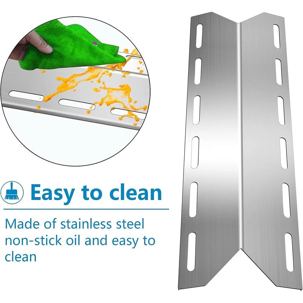 Replacement Stainless Steel Heat Plates for Grills (Multiple Models)