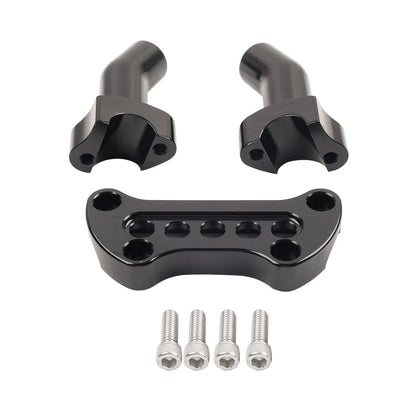 3.5" Handlebar Riser & Top Clamp CNC for Harley Dyna Softail Sportster