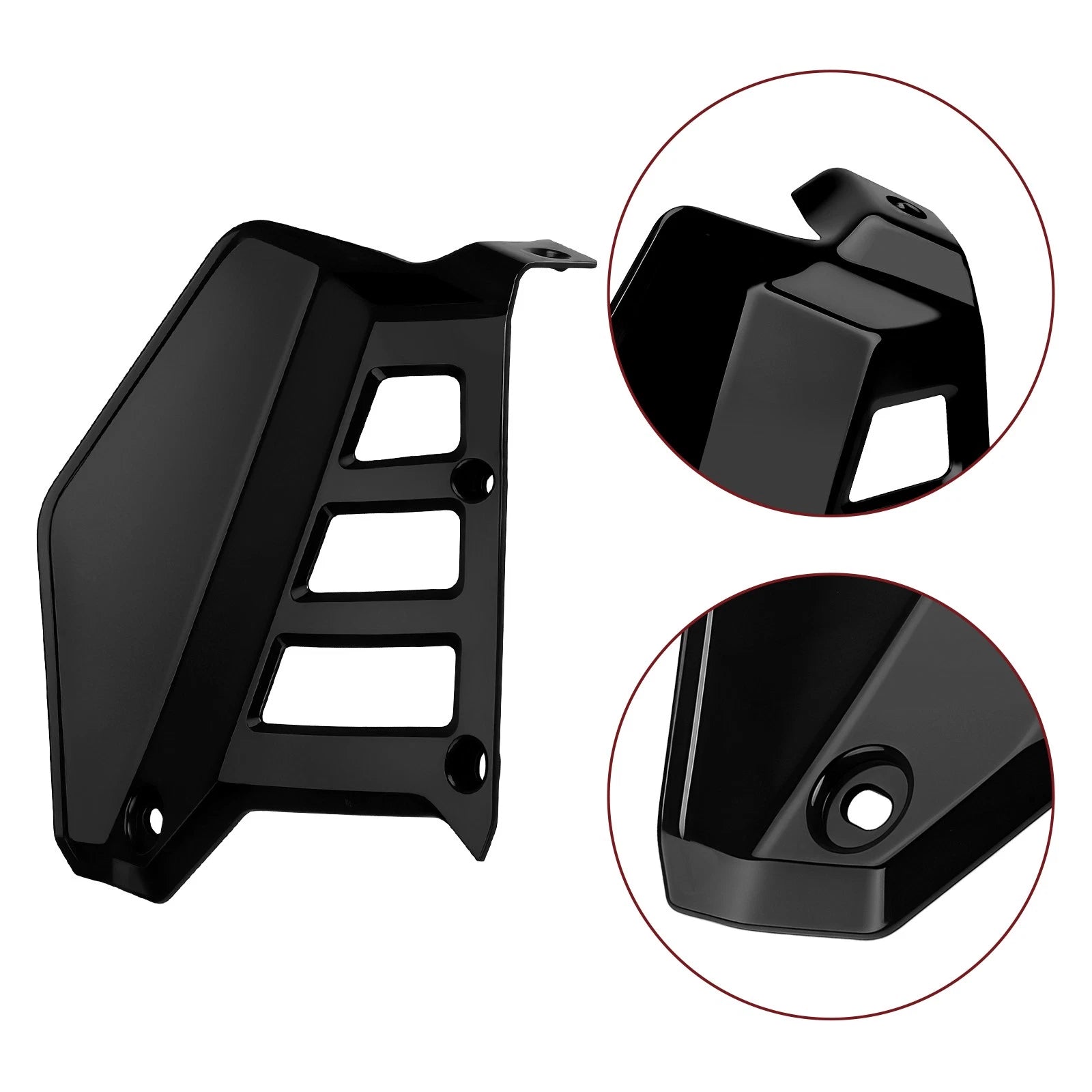 Set of 2 Black Radiator Shrouds for Honda ATC250R (1985–1986)