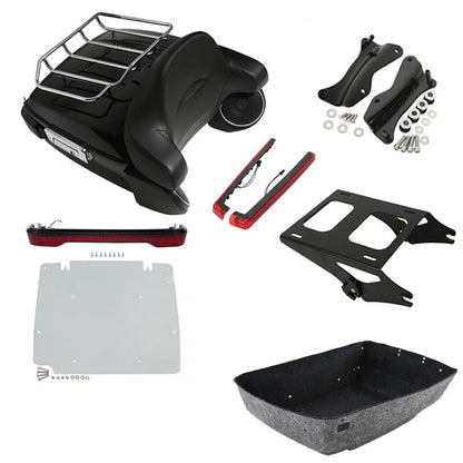 Trunk Pad Rack Light Speaker Mount for Harley Road Glide (2014–2026)
