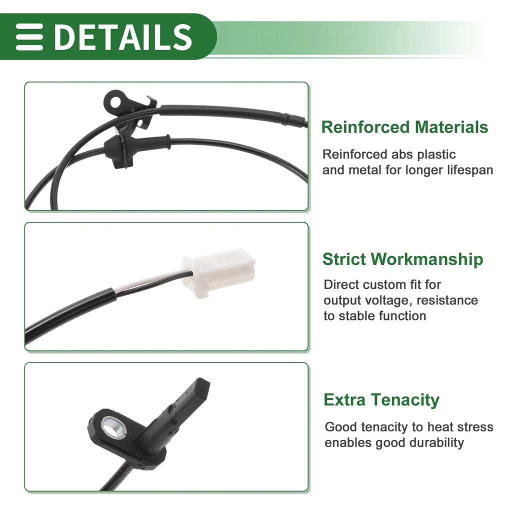 ABS Wheel Speed Sensor Front Left for Mazda MX-5 Miata (2016–2024)