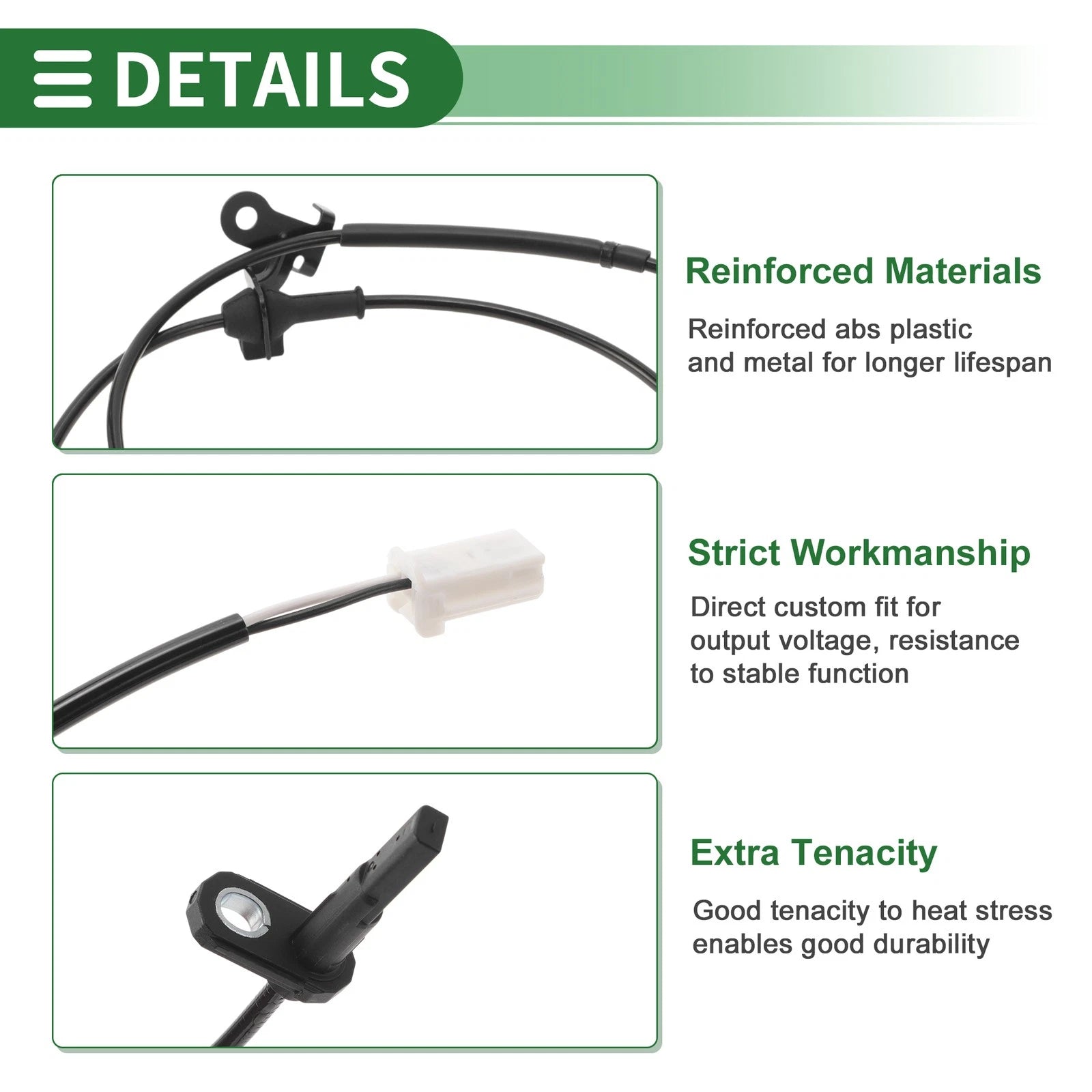 ABS Wheel Speed Sensor Front Left for Mazda MX-5 Miata (2016–2024)