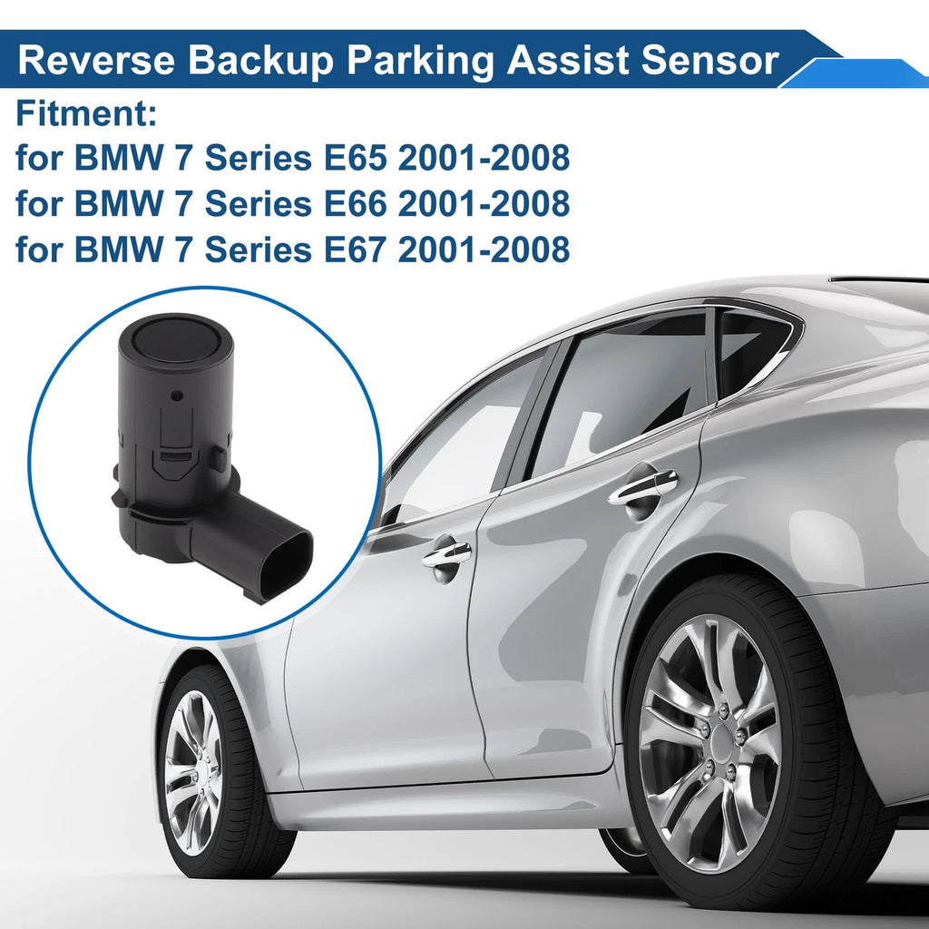 1 Pc Reverse Backup Parking Sensor for BMW 7 Series E65 (2001–2008) No.66206989155