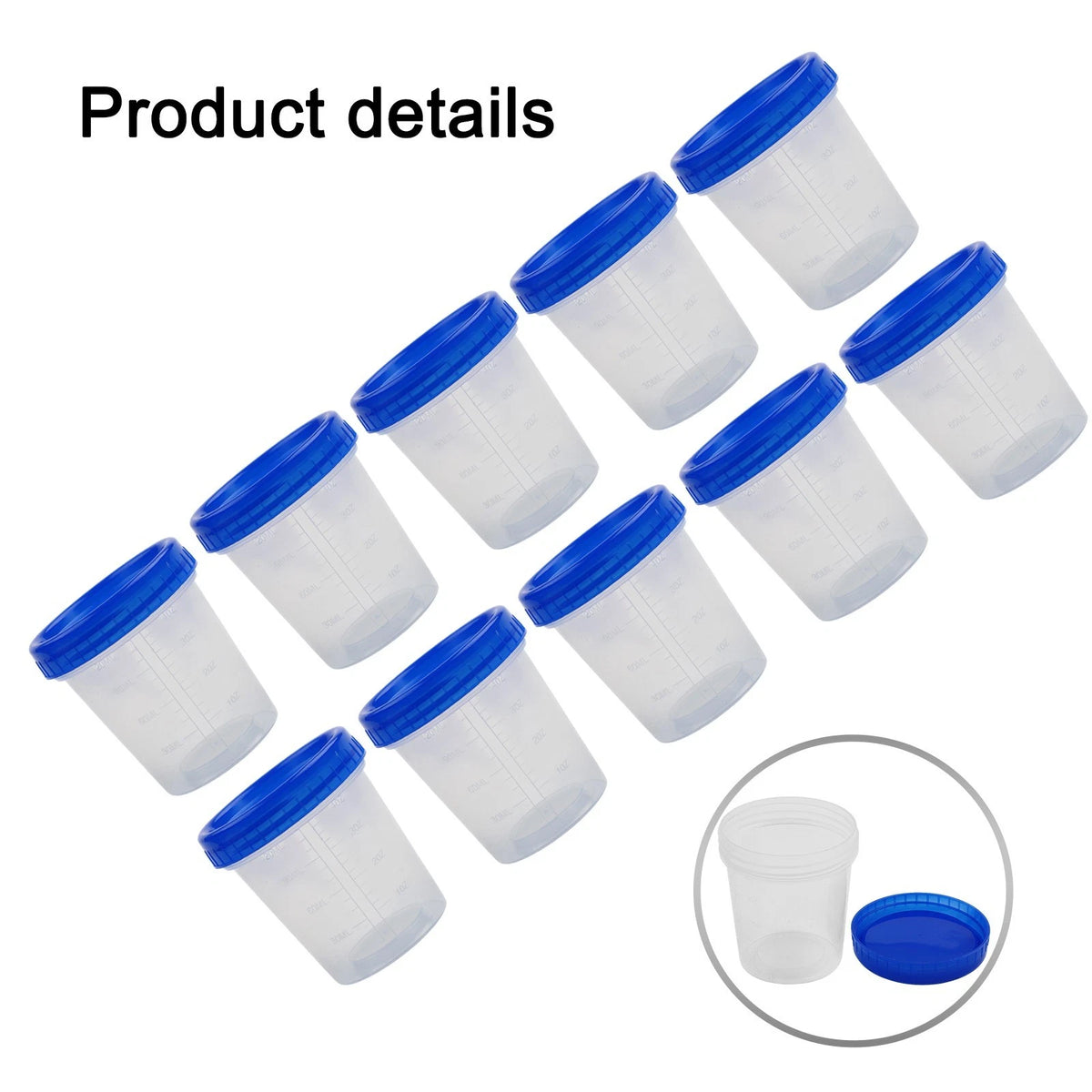 10X Measuring Cups 120ml for DIY Projects - 2 Colors