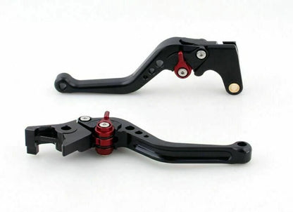 Short Brake Clutch Levers for Kawasaki Ninja 400R (2011) ER-6N (2009–2013) Black T9