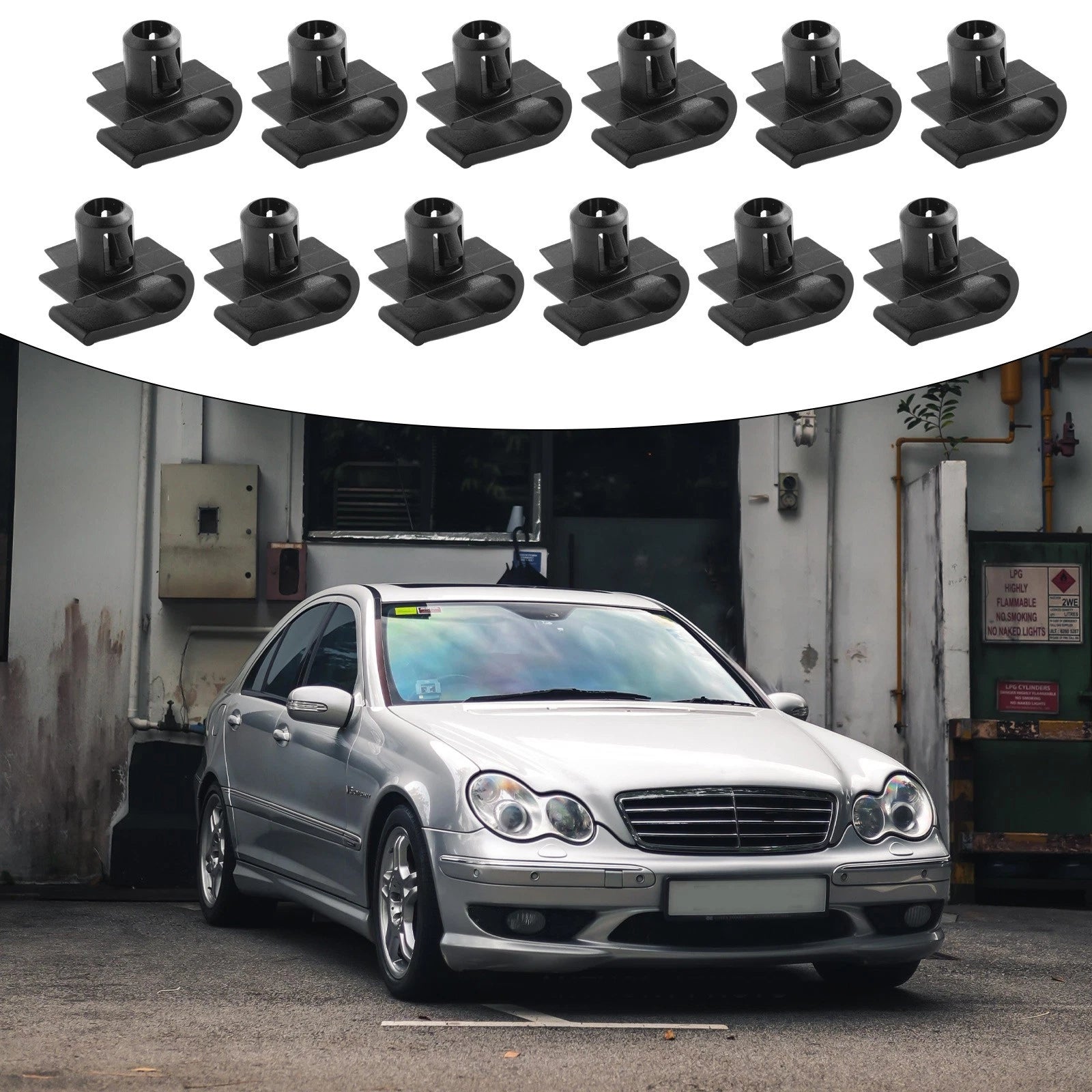 Bumper Grill Clip Fastener for