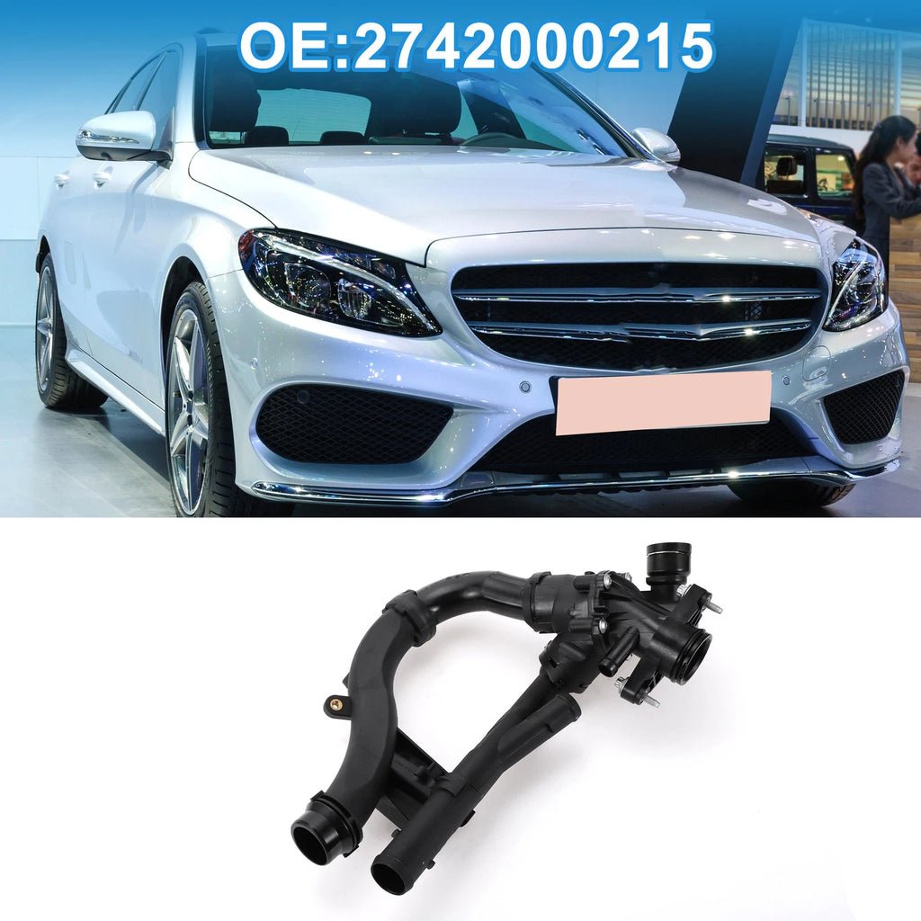 Engine Coolant Thermostat Housing Assembly for Mercedes-Benz C-Class (2005–2015)