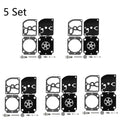 Set of 5 Carburetor Overhaul Repair Kits for ZAMA RB-155 RB-164 STIHL BG66 BG86