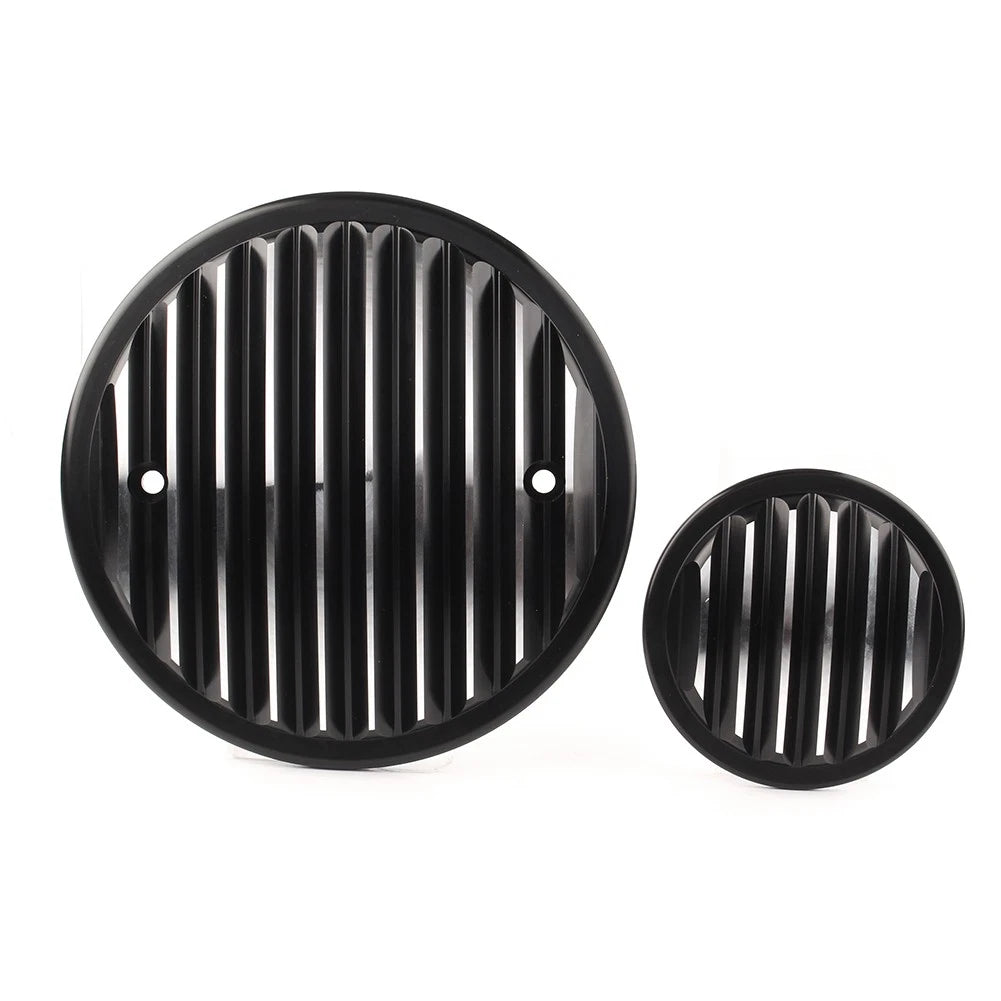 Finned Engine Cover Kit for Victory Cross Country (2010–2017) Black-Silver