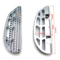 Chrome Dominator Leaf Footboard Knob for Harley Touring (1993–Present)