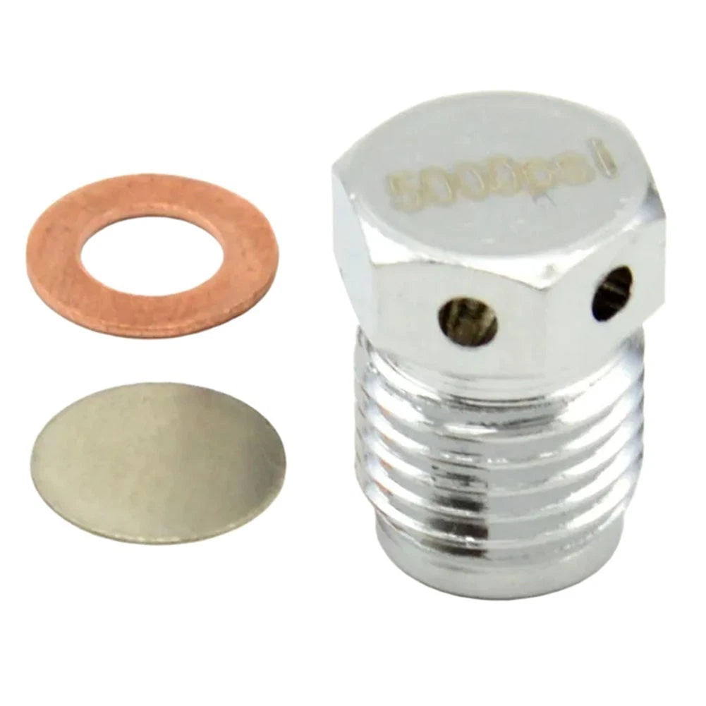 Burst Safety Disc Assembly for High-Pressure Tanks (5000 PSI)
