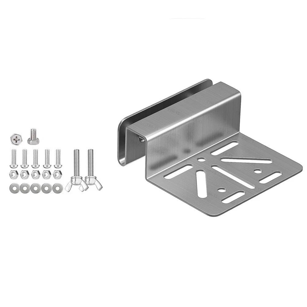 Stainless Steel Gutter Mount for Cameras and Solar Panels