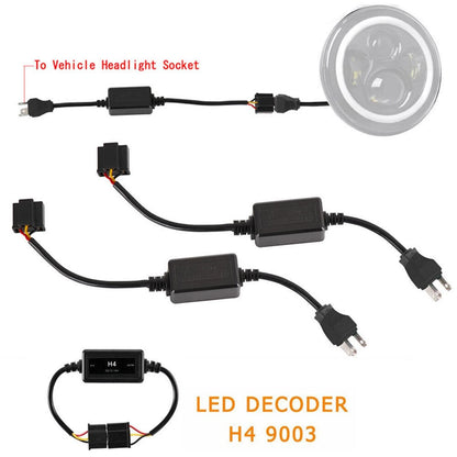 H4 9003 LED Headlight Canbus Load Resistor Decoder for