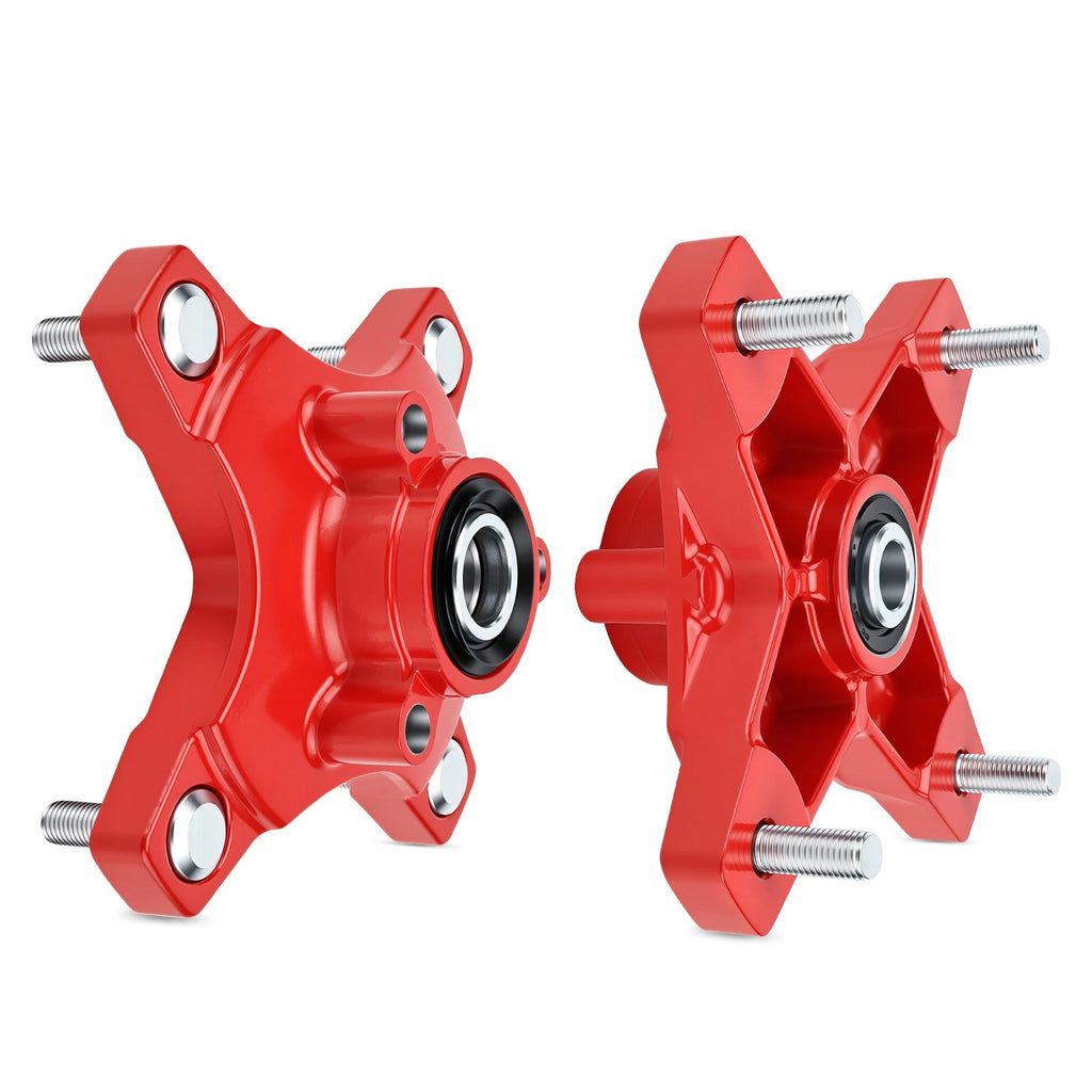 Set of 2 Front Left & Right Wheel Hubs Red 44615-HN6-A20 for Honda TRX250X (2009–2020)