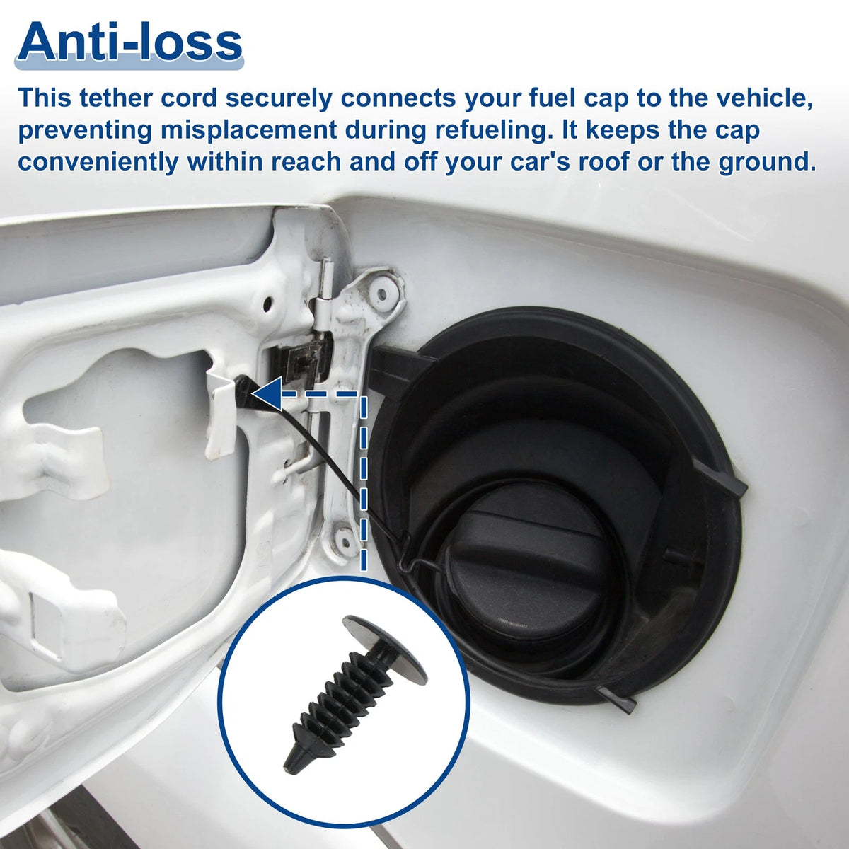 Fuel Tank Cap Tether No.A2214700705 for Mercedes Benz C-Class (2001–2007)
