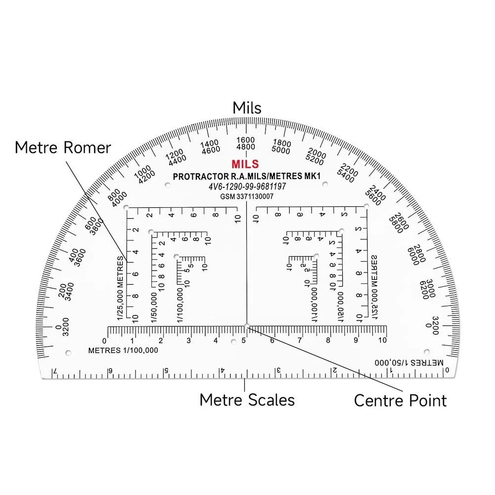 Graphometric Square Protractor for Training Environments